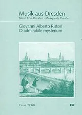 Giovanni Alberto Ristori Notenblätter O admirabile mysterium für Soli