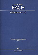 Johann Christian Bach Notenblätter Konzert D-Dur WarbC79