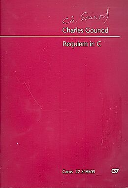 Charles Francois Gounod Notenblätter Requiem C-Dur op.posth