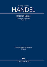  Israel in Egypt, Klavierauszug. Pt.-I-III de Georg Friedrich Händel