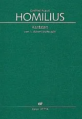 Gottfried August Homilius Notenblätter Kantaten vom 1. Advent bis Neujahr