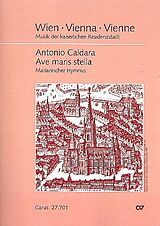 Antonio Caldara Notenblätter Ave maris stella für Sopran, Alt