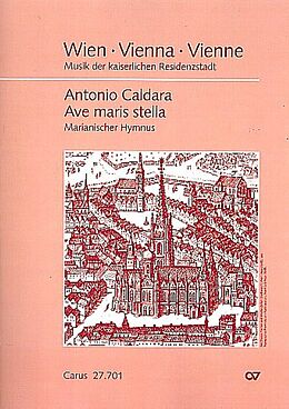 Antonio Caldara Notenblätter Ave maris stella für Sopran, Alt