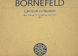 Helmut Bornefeld Notenblätter Canticum canticorum für Schlagzeug