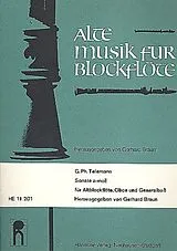Georg Philipp Telemann Notenblätter Sonate a-Moll