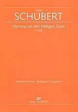 Franz Schubert Notenblätter Hymnus an den heiligen Geist D948