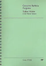 Giovanni Battista Pergolesi Notenblätter Stabat Mater (Wiener Fassung)