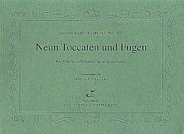 Johann Ernst Eberlin Notenblätter 9 Toccaten und Fugen