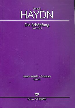 Kartonierter Einband Die Schöpfung (Klavierauszug deutsch) von Joseph Haydn