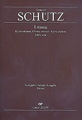 Heinrich Schütz Notenblätter Litania SWV458 für 6 Stimmen (gem Chor)