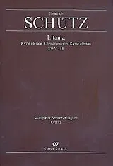 Heinrich Schütz Notenblätter Litania SWV458 für 6 Stimmen (gem Chor)