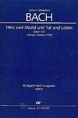 Johann Sebastian Bach Notenblätter Herz und Mund und Tat und Leben