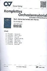 Johann Sebastian Bach Notenblätter Meine Seel erhebt den Herren
