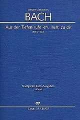Johann Sebastian Bach Notenblätter Aus der Tiefen rufe ich Herr zu dir