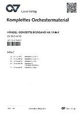 Georg Friedrich Händel Notenblätter Konzert F-Dur Nr.13