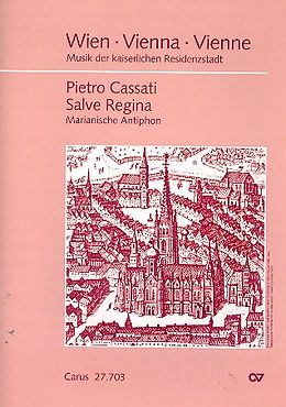 Pietro Cassati Notenblätter Salve regina für Alt. 2 Posaunen und Bc