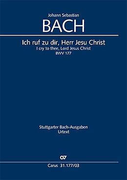 Johann Sebastian Bach Notenblätter Ich ruf zu dir Herr Jesu Christ