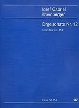 Joseph Gabriel Rheinberger Notenblätter Sonate Des-Dur Nr.12 op.154