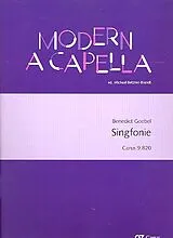 Benedict Goebel Notenblätter Singfonie für gem Chor a cappella
