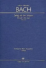 Johann Sebastian Bach Notenblätter Selig ist der Mann