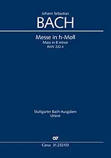 Johann Sebastian Bach Notenblätter Messe in h-Moll BWV232
