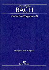 Johann Christian Bach Notenblätter Konzert B-Dur