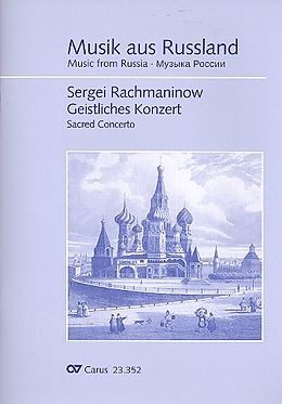 Sergei Rachmaninoff Notenblätter Geistliches Konzert