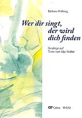 Barbara Kolberg Notenblätter Wer dir singt, der wird dich finden