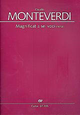 Claudio Monteverdi Notenblätter Magnificat a sei voci
