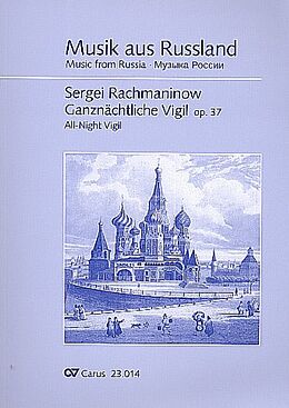 Sergei Rachmaninoff Notenblätter Ganznächtliche Vigil op.37