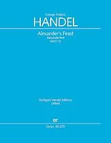 Georg Friedrich Händel Notenblätter Alexanders Feat HWV75 (2 Fassungen)