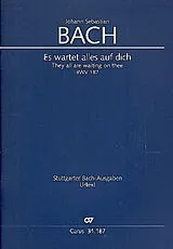 Johann Sebastian Bach Notenblätter Es wartet alles auf dich