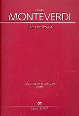 Claudio Monteverdi Notenblätter Iste confessor SV279 und Ut queant laxis SV279a