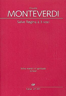 Claudio Monteverdi Notenblätter Salve regina SV285
