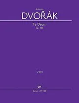 Antonin Leopold Dvorak Notenblätter Te Deum op.103