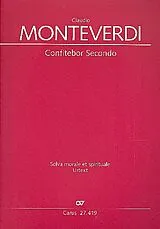 Claudio Monteverdi Notenblätter Confitebor secondo