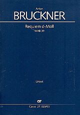 Anton Bruckner Notenblätter Requiem d-Moll WAB39