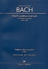 Johann Sebastian Bach Notenblätter Weihnachtsoratorium BWV248 Kantaten 1-6