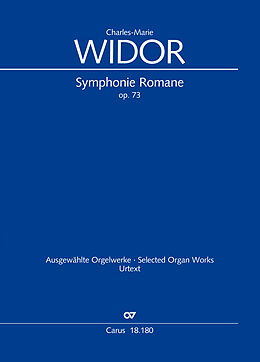 Charles Marie Jean Albert Widor Notenblätter Symphonie Romane op.73