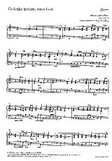 Johann Ludwig Bach Notenblätter Gedenke meiner mein Gott