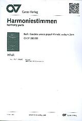Johann Sebastian Bach Notenblätter Gaudete omnes populi und Manebit verbum Dom
