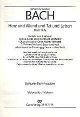 Johann Sebastian Bach Notenblätter Herz und Mund und Tat und Leben