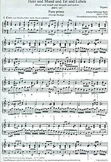 Johann Sebastian Bach Notenblätter Herz und Mund und Tat und Leben