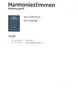 Johann Sebastian Bach Notenblätter Süsser Trost mein Jesus kömmt