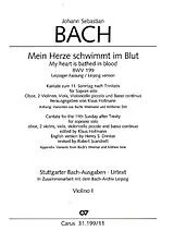 Johann Sebastian Bach Notenblätter Mein Herze schwimmt im Blut (Leipziger Fassung)