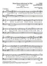 Johann Sebastian Bach Notenblätter Mein Herze schwimmt im Blut (Leipziger Fassung)