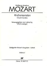 Wolfgang Amadeus Mozart Notenblätter Sämtliche Kirchensonaten für