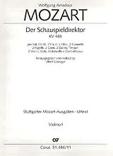 Wolfgang Amadeus Mozart Notenblätter Der Schauspieldirektor KV486