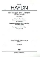 Franz Joseph Haydn Notenblätter Ein Magd ein Dienerin Hob.XXIIId-1