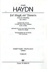 Franz Joseph Haydn Notenblätter Ein Magd ein Dienerin Hob.XXIIId-1